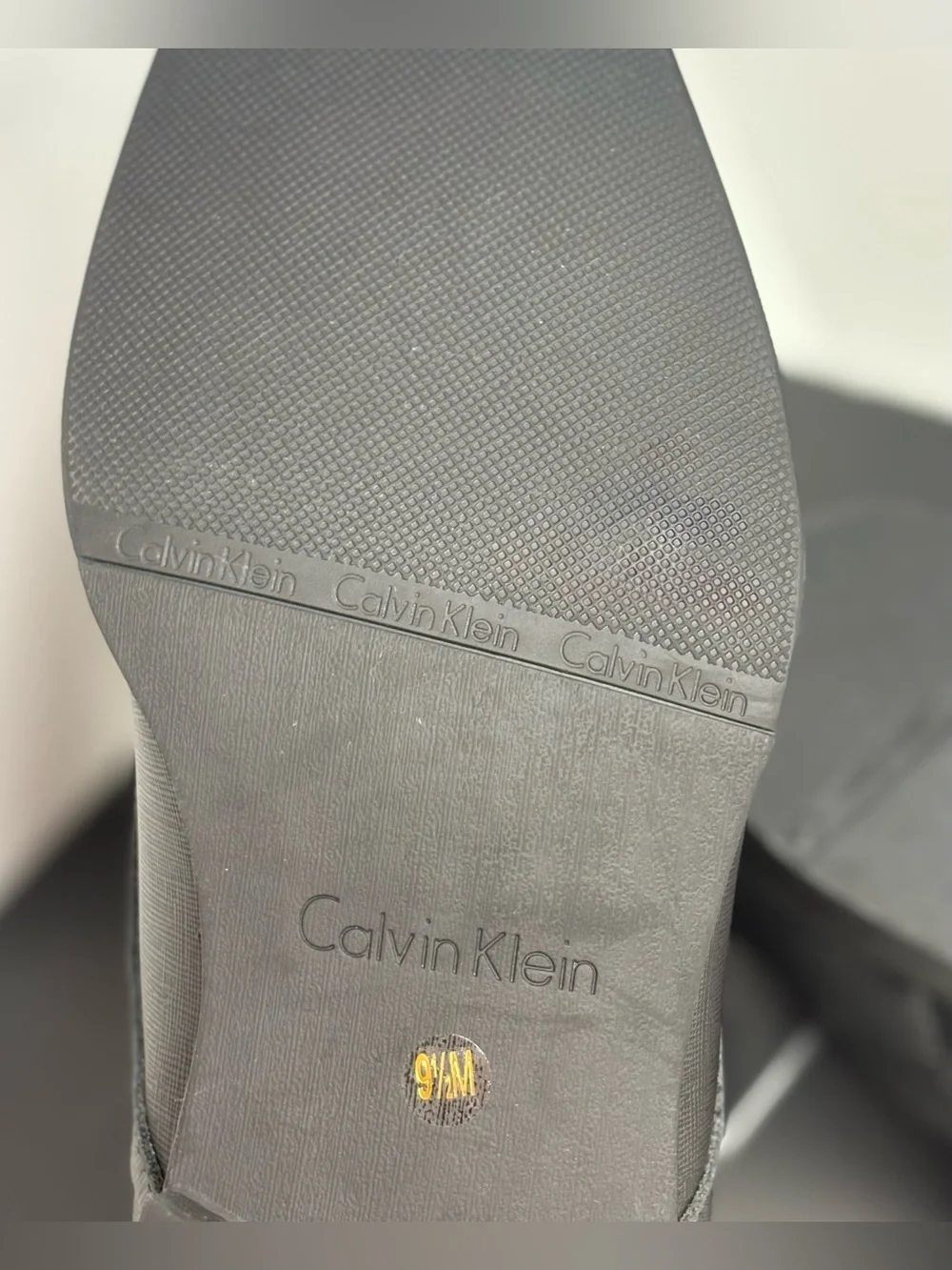 Calvin Klein Men's Black Lace-Up Oxford Dress Shoes size 9.5